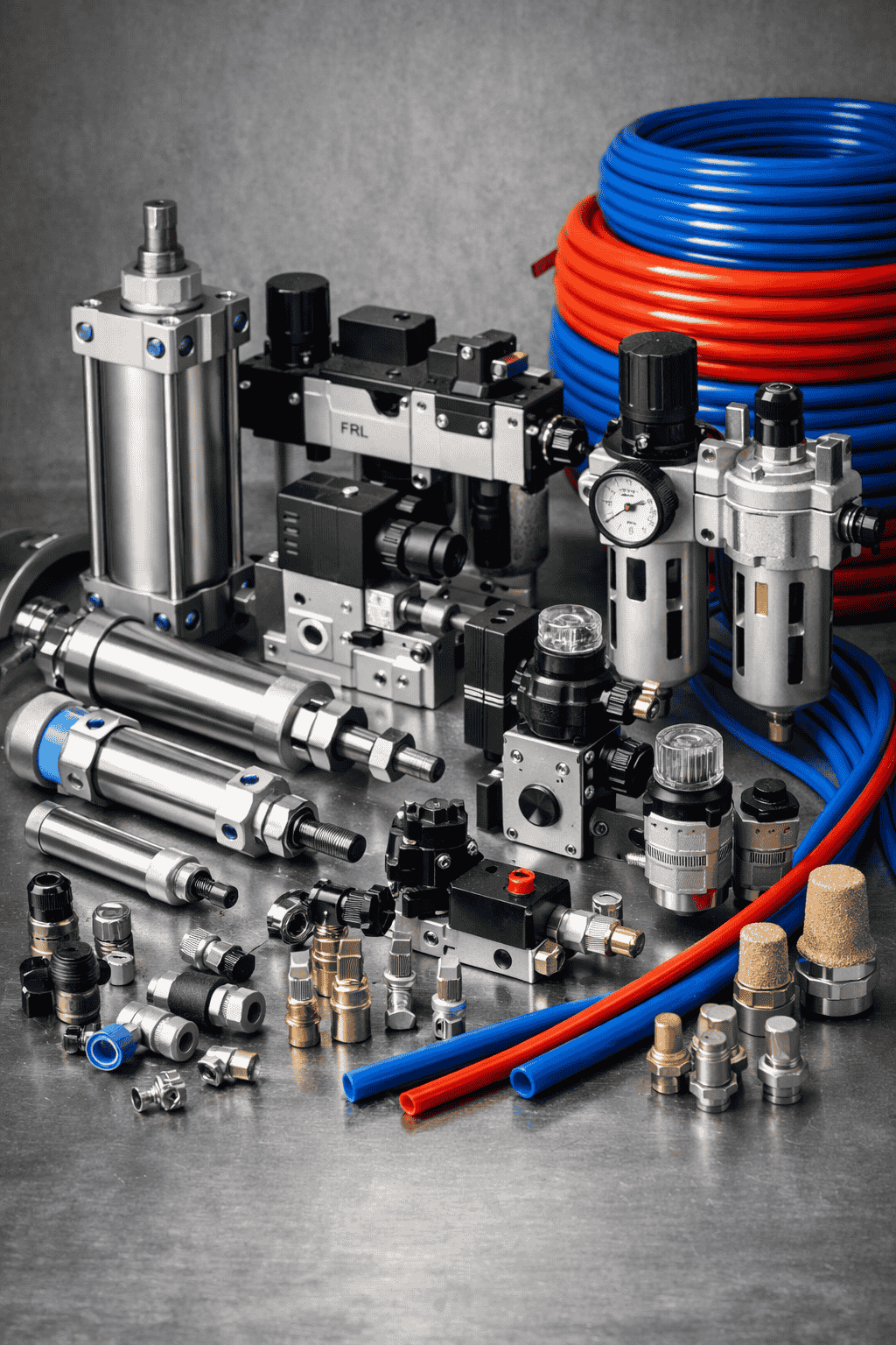Advanced Air Dynamics warehouse with pneumatic components